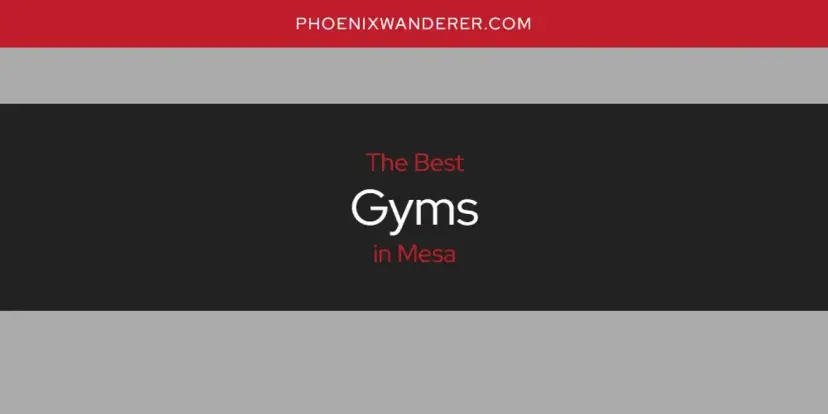 The Absolute Best Gyms in Mesa  [Updated 2024]